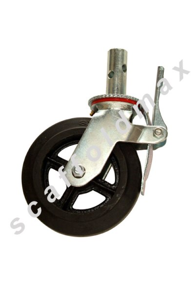 8 Caster Wheel with Brake