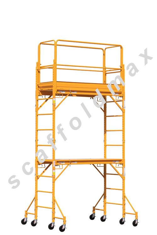 12’ Steel Multi-Function Scaffold Unit Rolling Tower 12’ Steel Multi-Function Scaffold Unit Rolling Tower
