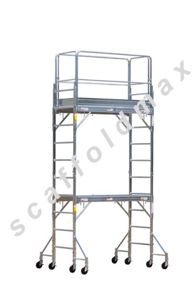 12’ Aluminum Multi-Function Scaffold Unit Rolling Tower 12’ Aluminum Multi-Function Scaffold Unit Rolling Tower