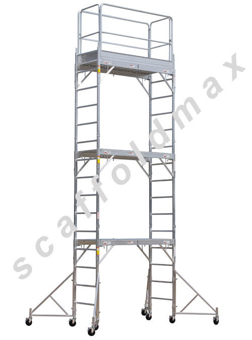 18’ Aluminum Multi-Function Scaffold Unit Rolling Tower 18’ Aluminum Multi-Function Scaffold Unit Rolling Tower